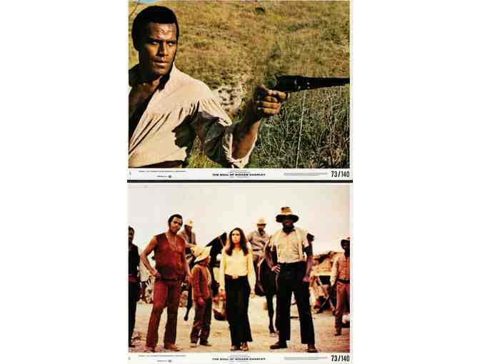SOUL OF NIGGER CHARLEY, 1973, mini lobby cards, Fred Williamson, Durville Martin