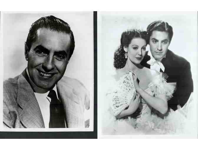 Tyrone Power, collectors lot, group of classic celebrity portraits, stills or photos