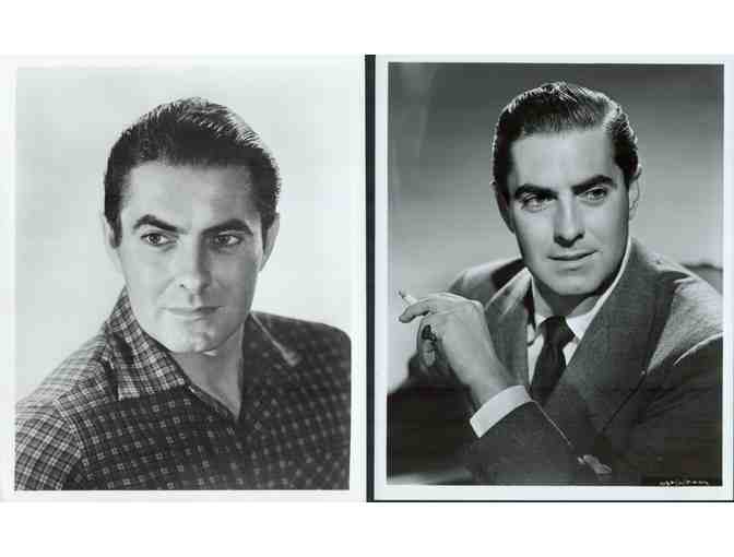 Tyrone Power, collectors lot, group of classic celebrity portraits, stills or photos