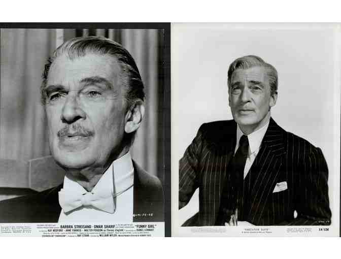 Walter Pidgeon, group of classic celebrity portraits, stills or photos