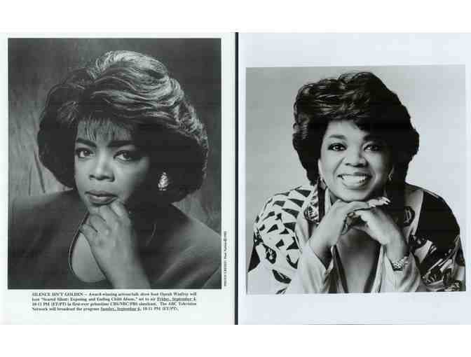 Oprah Winfrey, group of classic celebrity portraits, stills or photos