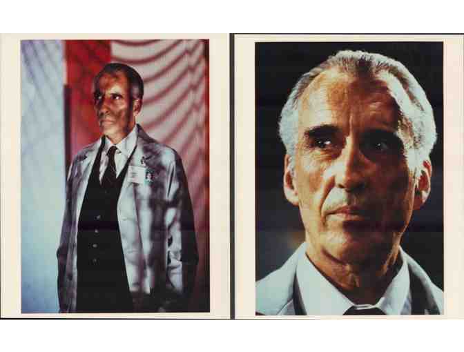 Christopher Lee, group of classic celebrity portraits, stills or photos