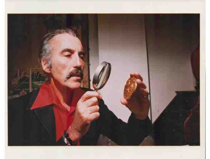 Christopher Lee, group of classic celebrity portraits, stills or photos