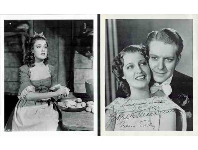 Jeanette MacDonald, group of classic celebrity portraits, stills or photos