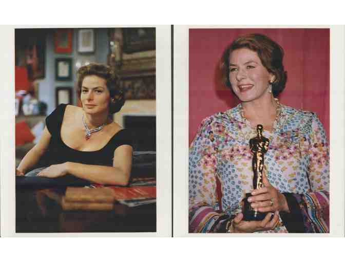 Ingrid Bergman, group of classic celebrity portraits, stills or photos