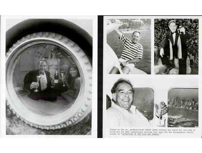 Robin Leach, group of classic celebrity portraits, stills or photos