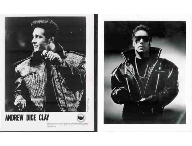 Andrew Dice Clay, group of classic celebrity portraits, stills or photos