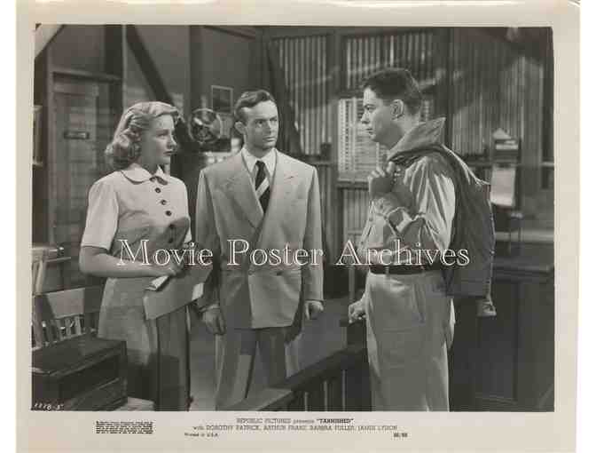 TARNISHED, 1950, press stills, Patrick, Franz, Fuller, Young, Lydon