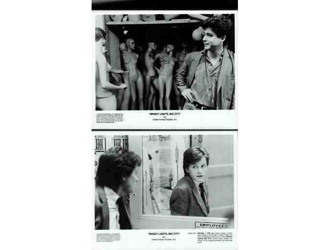 BRIGHT LIGHTS BIG CITY, stills and photographs, collectors lot, Michael J. Fox