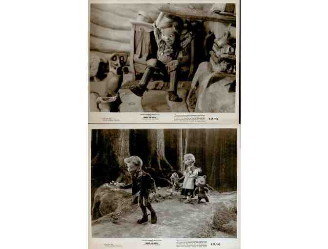 HANSEL AND GRETEL, 1954, movie stills, collectors lot, Kinemin puppets