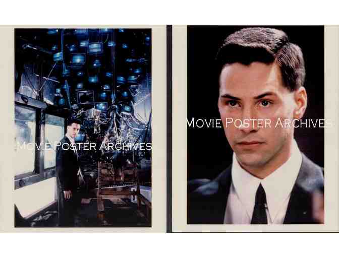 JOHNNY MNEMONIC, 1995, color photographs, Keanu Reeves