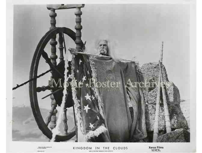 KINGDOM IN THE CLOUDS, 1971 production still set, Romanian fairy tale.