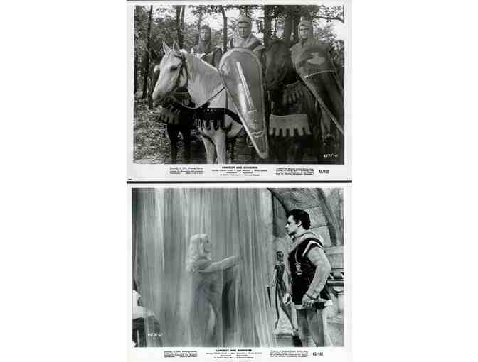 LANCELOT AND GUINEVERE, 1963, 8x10 production stills, Cornel Wilde, Jean Wallace