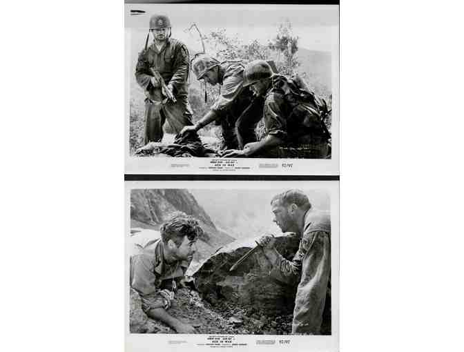 MEN IN WAR, 1957, movie stills, collectors lot, Robert Ryan, Aldo Ray