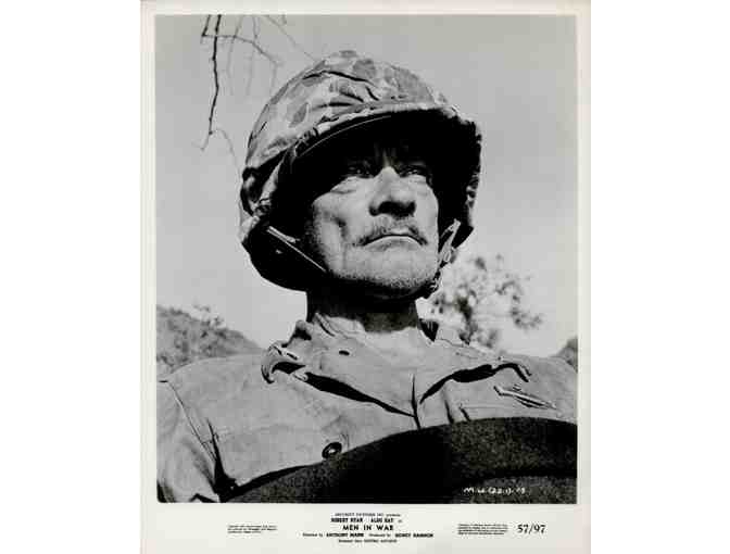 MEN IN WAR, 1957, movie stills, collectors lot, Robert Ryan, Aldo Ray