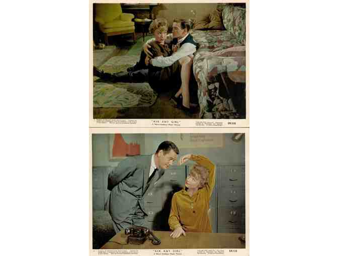 ASK ANY GIRL, 1959, mini lobby cards, David Niven, Shirley MacLaine