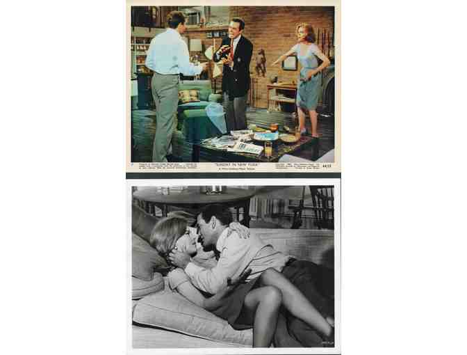 SUNDAY IN NEW YORK, 1964, cards and stills, Cliff Robertson, Jane Fonda