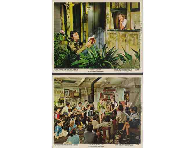 TWO LOVES, 1961, mini lobby cards, Shirley MacLaine, Laurence Harvey