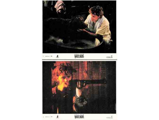 WATCHERS, 1989, mini lobby cards, Corey Haim, Michael Ironside
