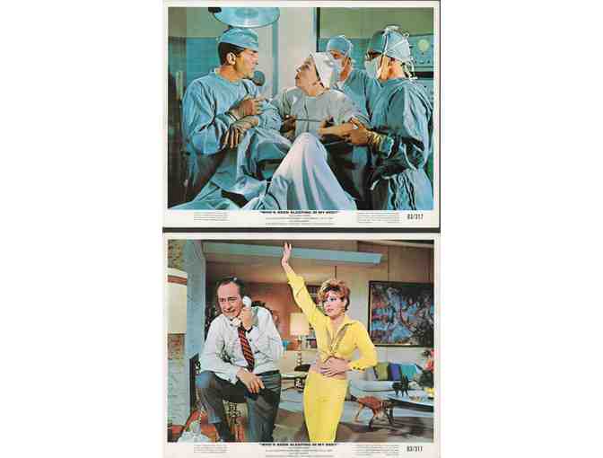 WHOS BEEN SLEEPING IN MY BED, 1963, mini lobby cards, Dean Martin