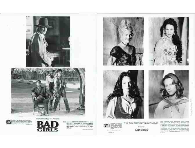 BAD GIRLS, 1994, cards and stills, Drew Barrymore, Madeleine Stowe