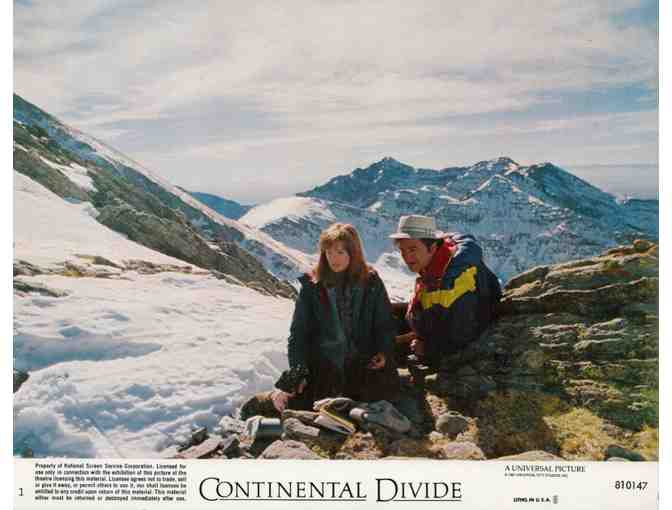 CONTINENTAL DIVIDE, 1981, mini lobby cards, John Belushi, Blair Brown