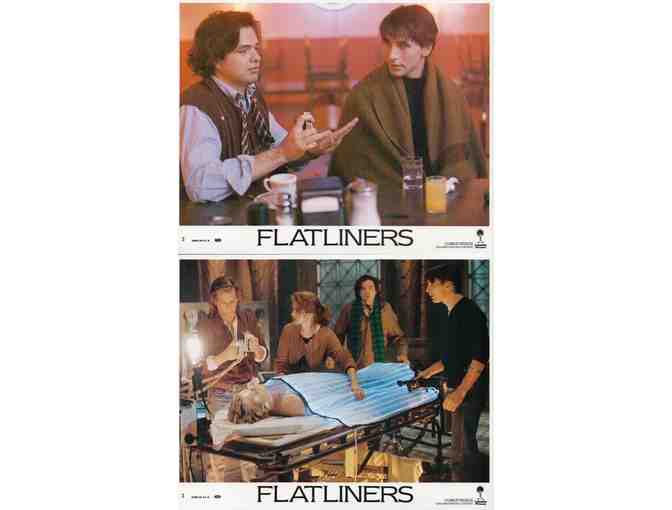 FLATLINERS, 1990, mini lobby cards, Kiefer Sutherland, Julia Roberts