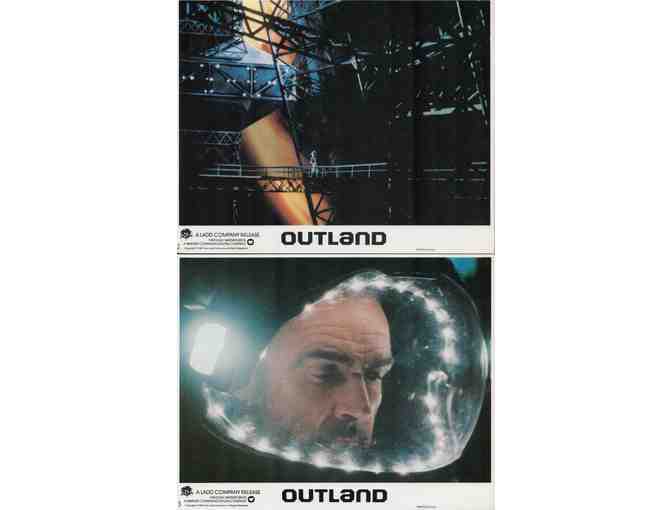 OUTLAND, 1981, mini lobby cards, Sean Connery, Peter Boyle