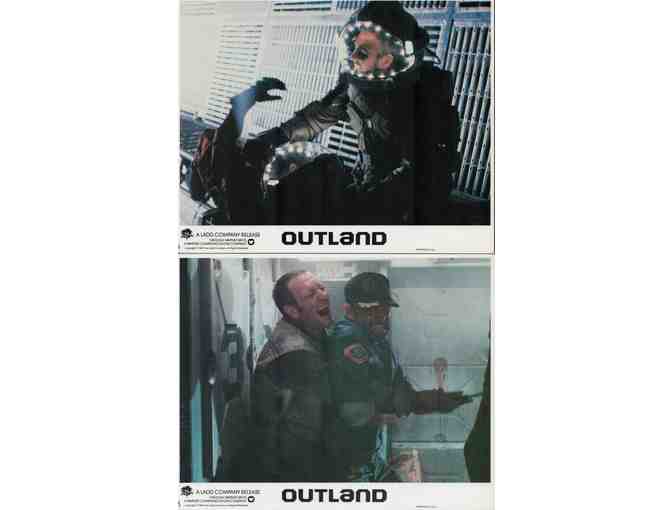 OUTLAND, 1981, mini lobby cards, Sean Connery, Peter Boyle