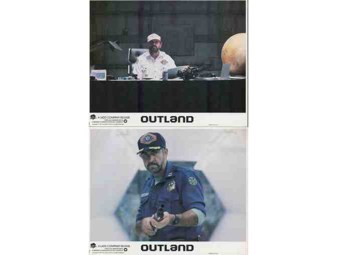 OUTLAND, 1981, mini lobby cards, Sean Connery, Peter Boyle