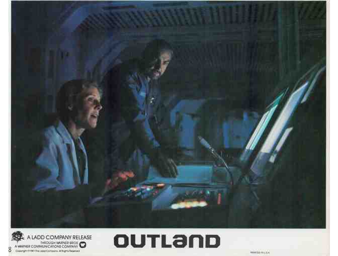 OUTLAND, 1981, mini lobby cards, Sean Connery, Peter Boyle