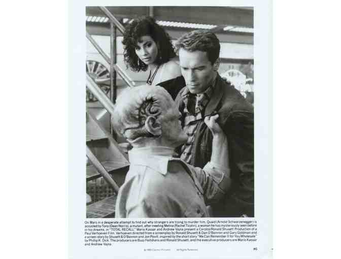 TOTAL RECALL, 1990, stills and photos, Arnold Schwarzenegger, Sharon Stone