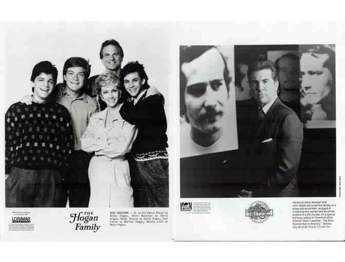 CLASSIC TV PHOTO LOT 3, Alice, Friends, Mannix, Night Court, Family Ties, MacGyver, etc.