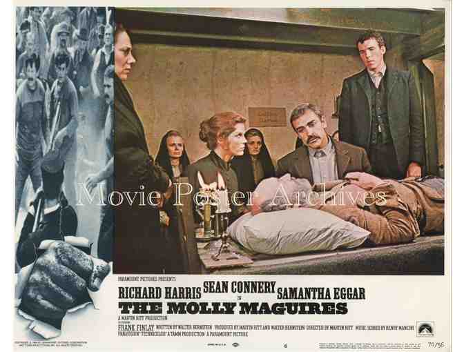 MOLLY MAGUIRES, 1970, lobby card set, Sean Connery, Richard Harris