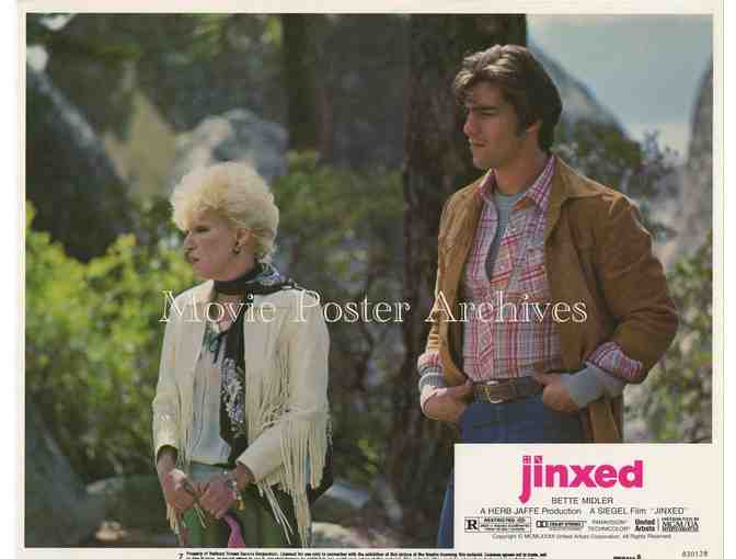 JINXED, 1982, lobby card set, Bette Midler, Ken Wahl