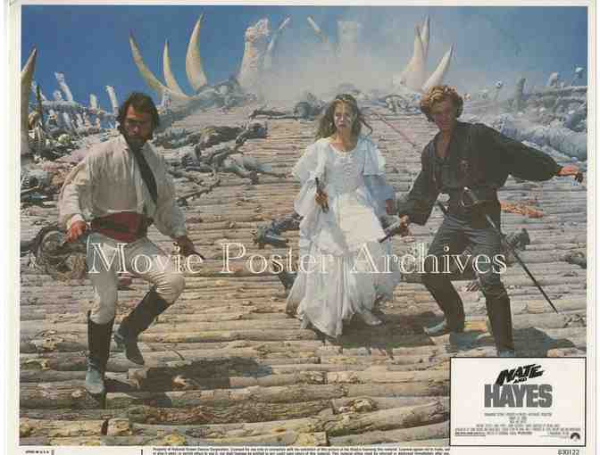 NATE AND HAYES, 1983, lobby card set, Tommy Lee Jones, Michael OKeefe
