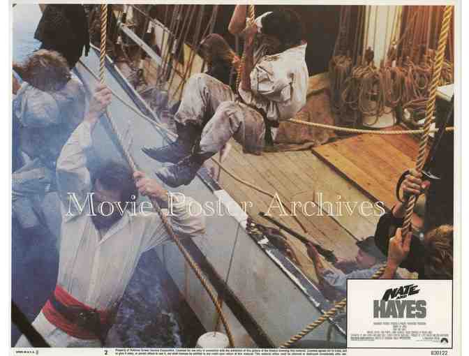 NATE AND HAYES, 1983, lobby card set, Tommy Lee Jones, Michael OKeefe