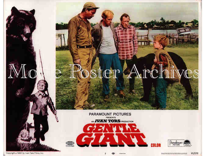 GENTLE GIANT, 1967, lobby card set, Dennis Weaver, Vera Miles, Clint Howard