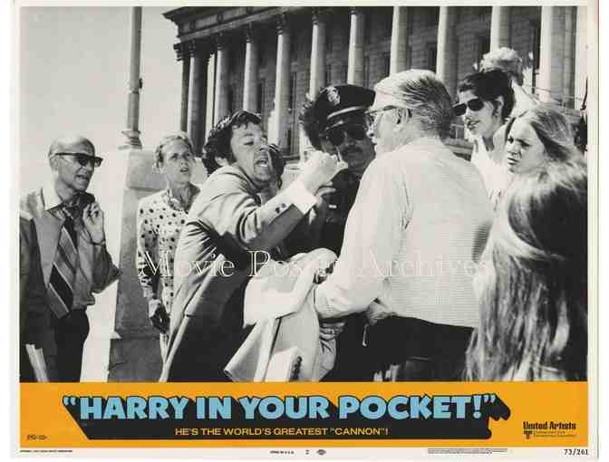 HARRY IN YOUR POCKET, 1973, lobby card set, James Coburn, Michael Sarrazin