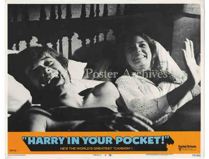 HARRY IN YOUR POCKET, 1973, lobby card set, James Coburn, Michael Sarrazin