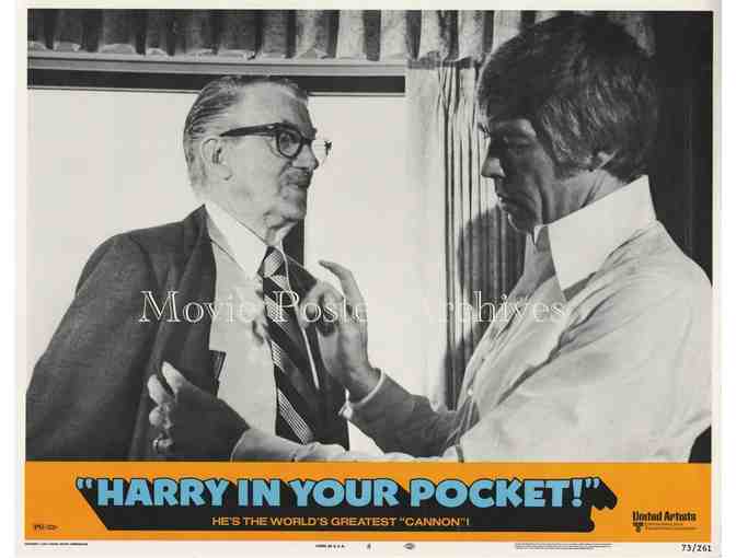HARRY IN YOUR POCKET, 1973, lobby card set, James Coburn, Michael Sarrazin