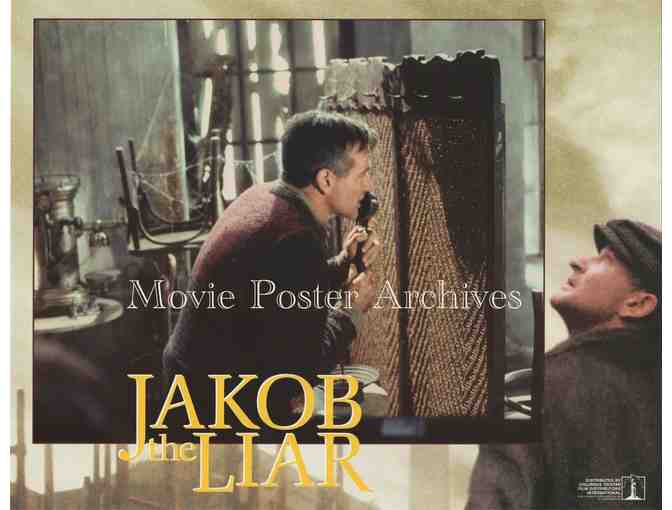 JAKOB THE LIAR, 1999, lobby card set, Robin Williams, Alan Arkin