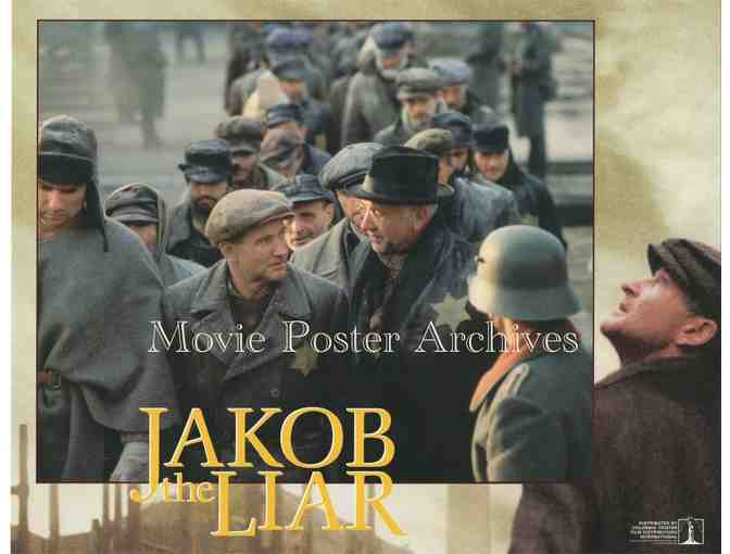 JAKOB THE LIAR, 1999, lobby card set, Robin Williams, Alan Arkin