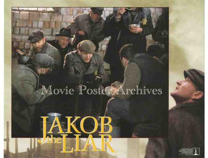 JAKOB THE LIAR, 1999, lobby card set, Robin Williams, Alan Arkin