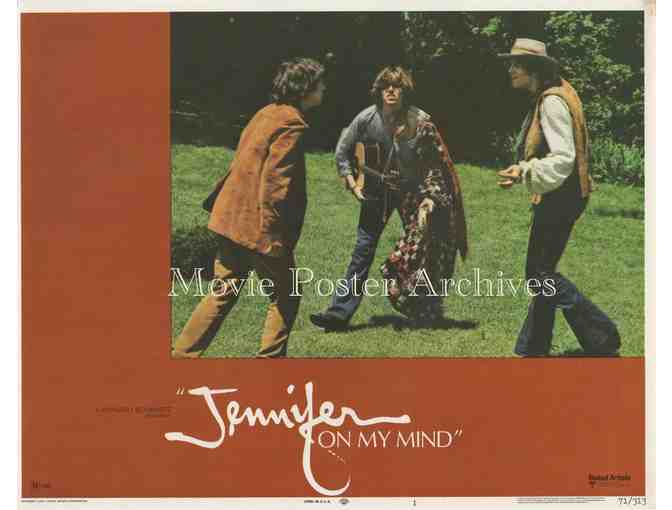 JENNIFER ON MY MIND, 1971, lobby card set, Michael Brandon, Robert De Niro