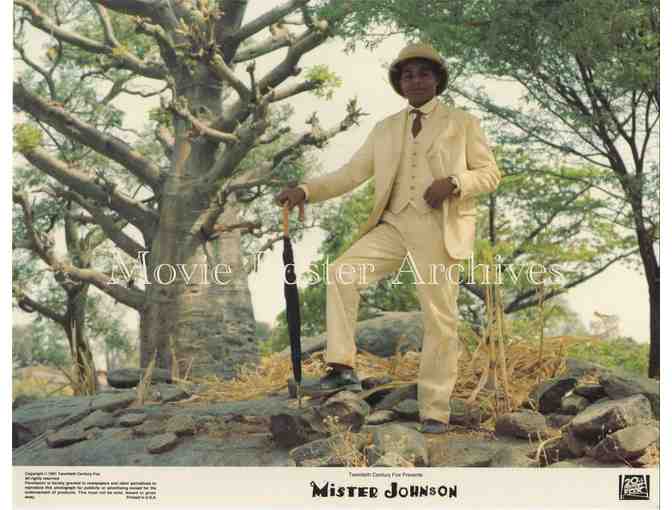 MISTER JOHNSON, 1991, lobby card set, Pierce Brosnan, Edward Woodward