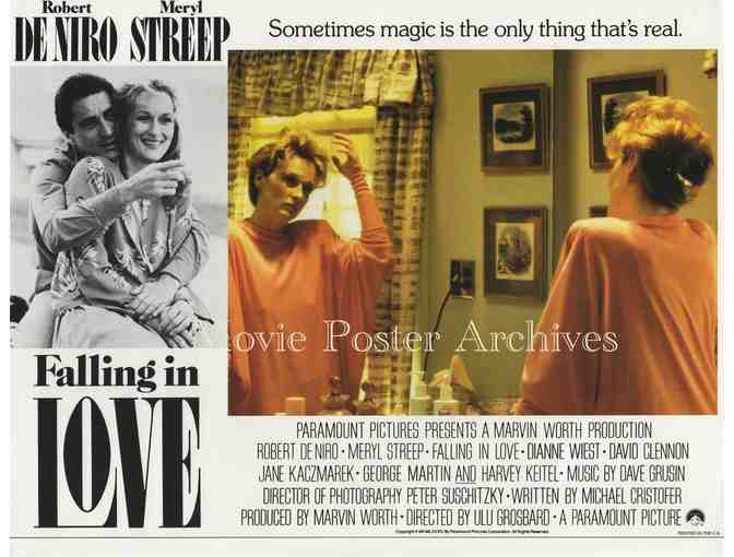 FALLING IN LOVE, 1984, lobby card set, Robert De Niro, Meryl Streep