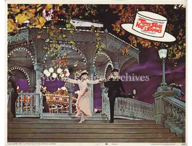 HALF A SIXPENCE, 1968, lobby card set, Tommy Steele, Julia Foster