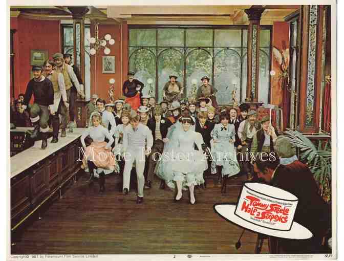 HALF A SIXPENCE, 1968, lobby card set, Tommy Steele, Julia Foster