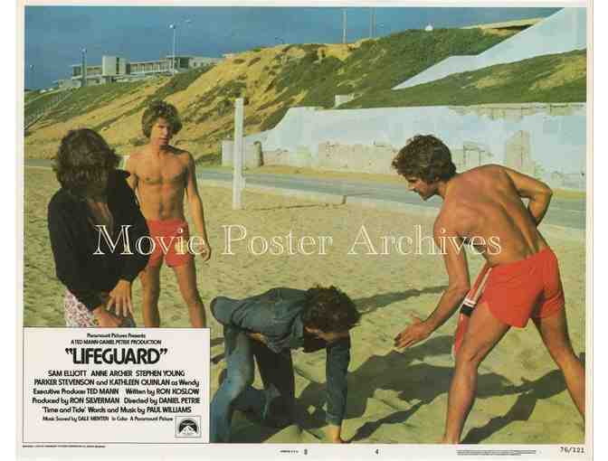 LIFEGUARD, 1976, lobby card set, Sam Elliiott, Anne Archer
